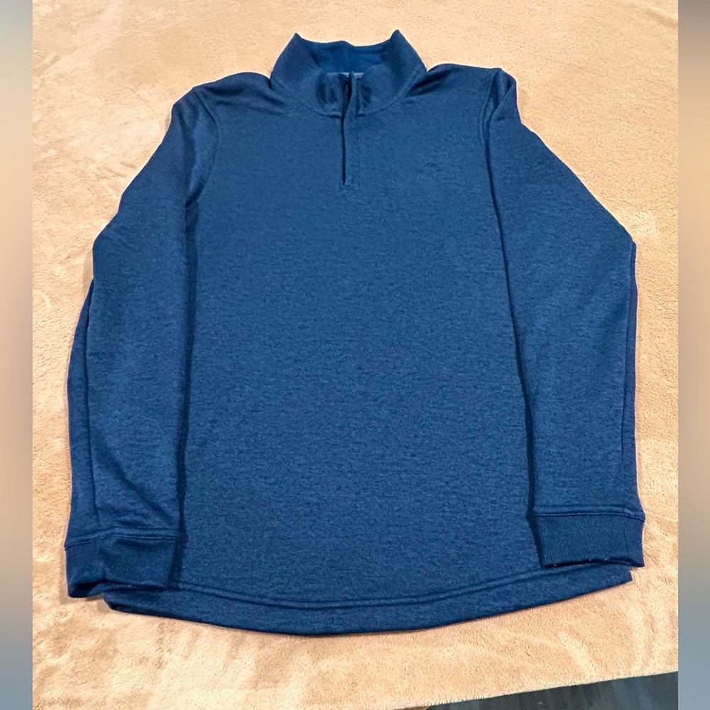 Men’s Dark Blue UA 1/4 Zip Sweatshirt- Small